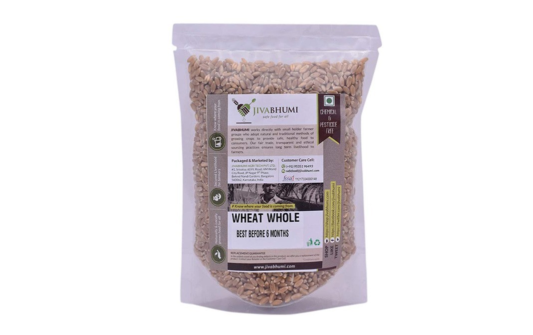 JivaBhumi Wheat Whole    Pack  1 kilogram